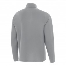 Boston Bruins Antigua Gray Insider Quarter-Zip Pullover