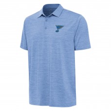 St. Louis Blues Antigua Heather Blue Layout Polo