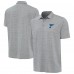 St. Louis Blues Antigua Heather Gray Layout Polo