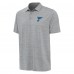 St. Louis Blues Antigua Heather Gray Layout Polo