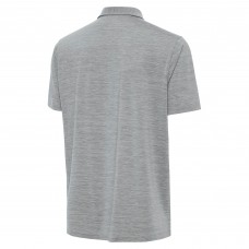 St. Louis Blues Antigua Heather Gray Layout Polo