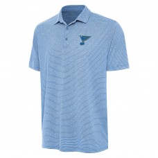 St. Louis Blues Antigua Heather Blue Scheme Polo
