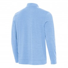 St. Louis Blues Antigua Heather Blue Bright Quarter-Zip Pullover