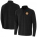 Boston Bruins Antigua Heather Black Bright Quarter-Zip Pullover Boston Bruins Antigua Heather Black Bright Quarter-Zip Pullover