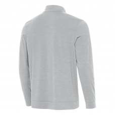 St. Louis Blues Antigua Heather Gray Bright Quarter-Zip Pullover