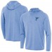 St. Louis Blues Antigua Heather Blue Tidy Quarter-Zip Hoodie