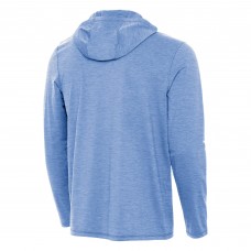 St. Louis Blues Antigua Heather Blue Tidy Quarter-Zip Hoodie