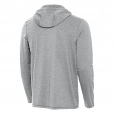 St. Louis Blues Antigua Heather Gray Tidy Quarter-Zip Hoodie