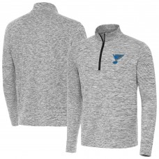 St. Louis Blues Antigua Black Cause Quarter-Zip Jacket