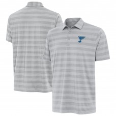 St. Louis Blues Antigua Gray Tunnel Polo
