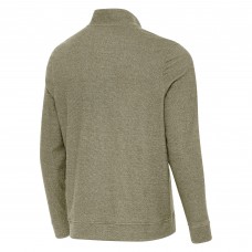 St. Louis Blues Antigua Olive Subtle Quarter-Zip Sweatshirt