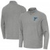 St. Louis Blues Antigua Heather Black Subtle Quarter-Zip Sweatshirt