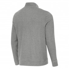 St. Louis Blues Antigua Heather Black Subtle Quarter-Zip Sweatshirt