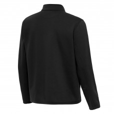 Кофта на короткой молнии Boston Bruins Antigua Black Twist