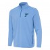 St. Louis Blues Antigua Blue Perilous Quarter-Zip Sweatshirt