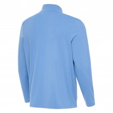 St. Louis Blues Antigua Blue Perilous Quarter-Zip Sweatshirt