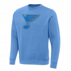 St. Louis Blues Antigua Blue Victory Pullover Sweatshirt