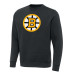 Свитшот Boston Bruins Antigua Charcoal Victory Pullover