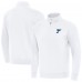 St. Louis Blues Antigua White Victory Quarter-Zip Pullover Top
