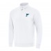St. Louis Blues Antigua White Victory Quarter-Zip Pullover Top