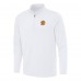 Boston Bruins Antigua White Reprocess Quarter-Zip Pullover