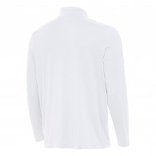 Boston Bruins Antigua White Reprocess Quarter-Zip Pullover