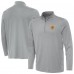 Boston Bruins Antigua Gray Reprocess Quarter-Zip Pullover