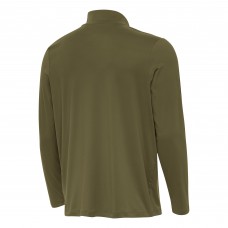 St. Louis Blues Antigua Olive Reprocess Quarter-Zip Pullover
