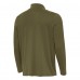 St. Louis Blues Antigua Olive Reprocess Quarter-Zip Pullover