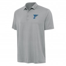 St. Louis Blues Antigua Gray Reprocess Polo