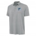 St. Louis Blues Antigua Gray Reprocess Polo