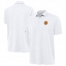 Поло Boston Bruins Antigua White Reprocess