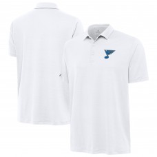 St. Louis Blues Antigua White Reprocess Polo