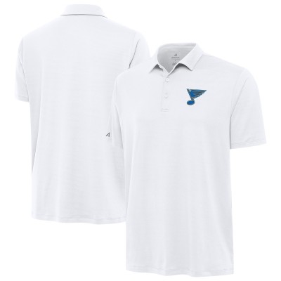 St. Louis Blues Antigua White Reprocess Polo