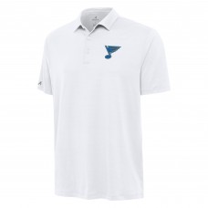 St. Louis Blues Antigua White Reprocess Polo