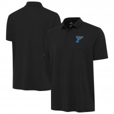 St. Louis Blues Antigua Black Reprocess Polo