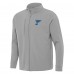St. Louis Blues Antigua Gray Regard Full-Zip Jacket