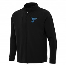 St. Louis Blues Antigua Black Regard Full-Zip Jacket
