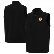 Boston Bruins Antigua Black Regard Full-Zip Vest
