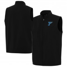 St. Louis Blues Antigua Black Regard Full-Zip Vest