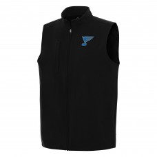 St. Louis Blues Antigua Black Regard Full-Zip Vest