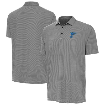 St. Louis Blues Antigua Black Twine Polo