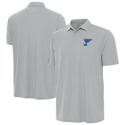 St. Louis Blues Antigua Gray Era Polo