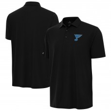 St. Louis Blues Antigua Black Era Polo