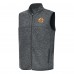 Boston Bruins Antigua Heather Gray Fortune Full-Zip Vest
