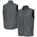 St. Louis Blues Antigua Heather Gray Fortune Full-Zip Vest