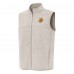 Boston Bruins Antigua Oatmeal Fortune Full-Zip Vest