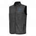 St. Louis Blues Antigua Heather Black Fortune Full-Zip Vest