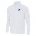 St. Louis Blues Antigua White Intent Quarter-Zip Top