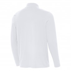 St. Louis Blues Antigua White Intent Quarter-Zip Top